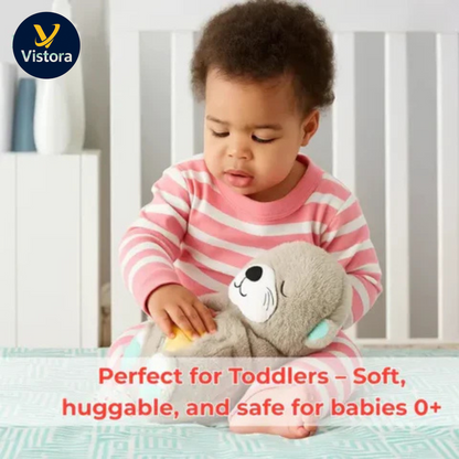 Breathing Teddy Bear with Soothing Music™ – Anxiety Relief Plush Toy for Kids & Adults