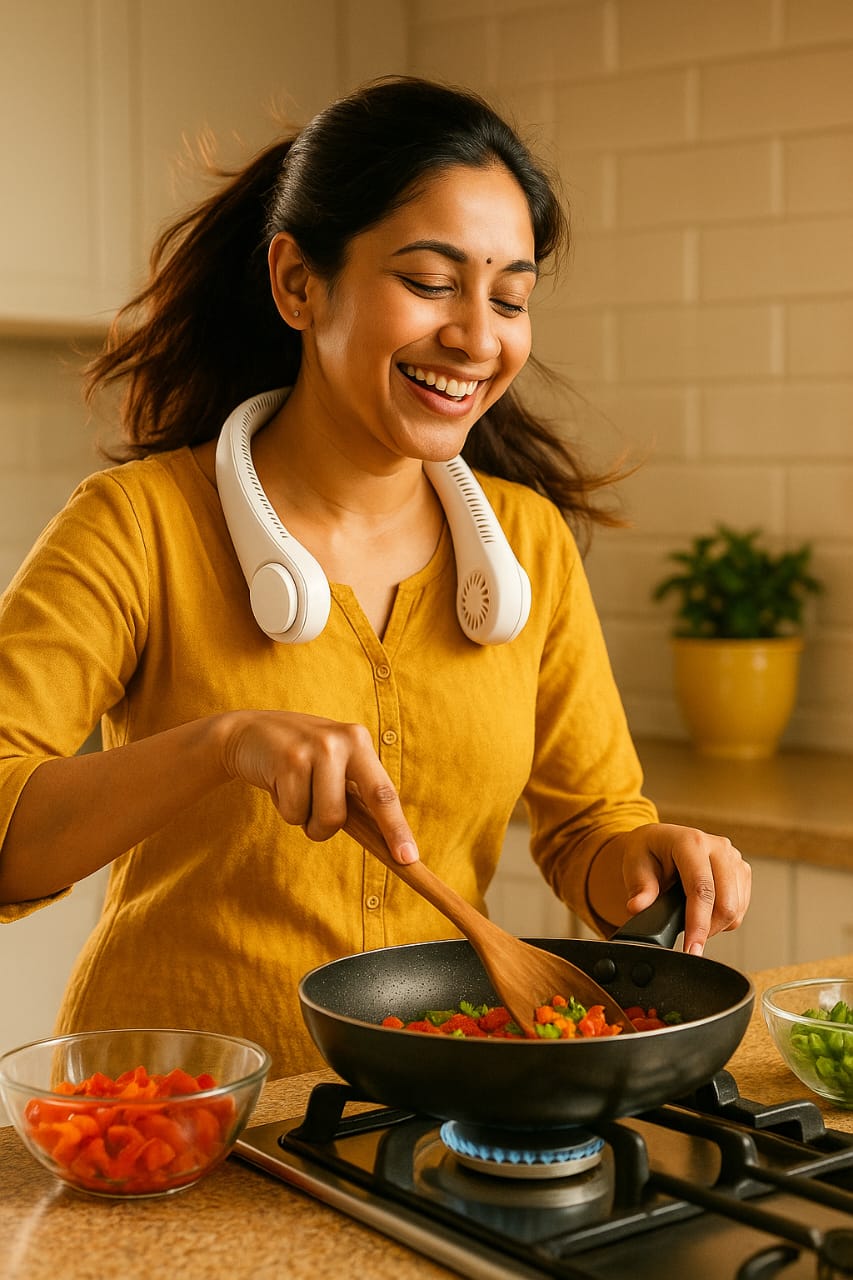 Portable Bladeless Rechargeable Neck Fan