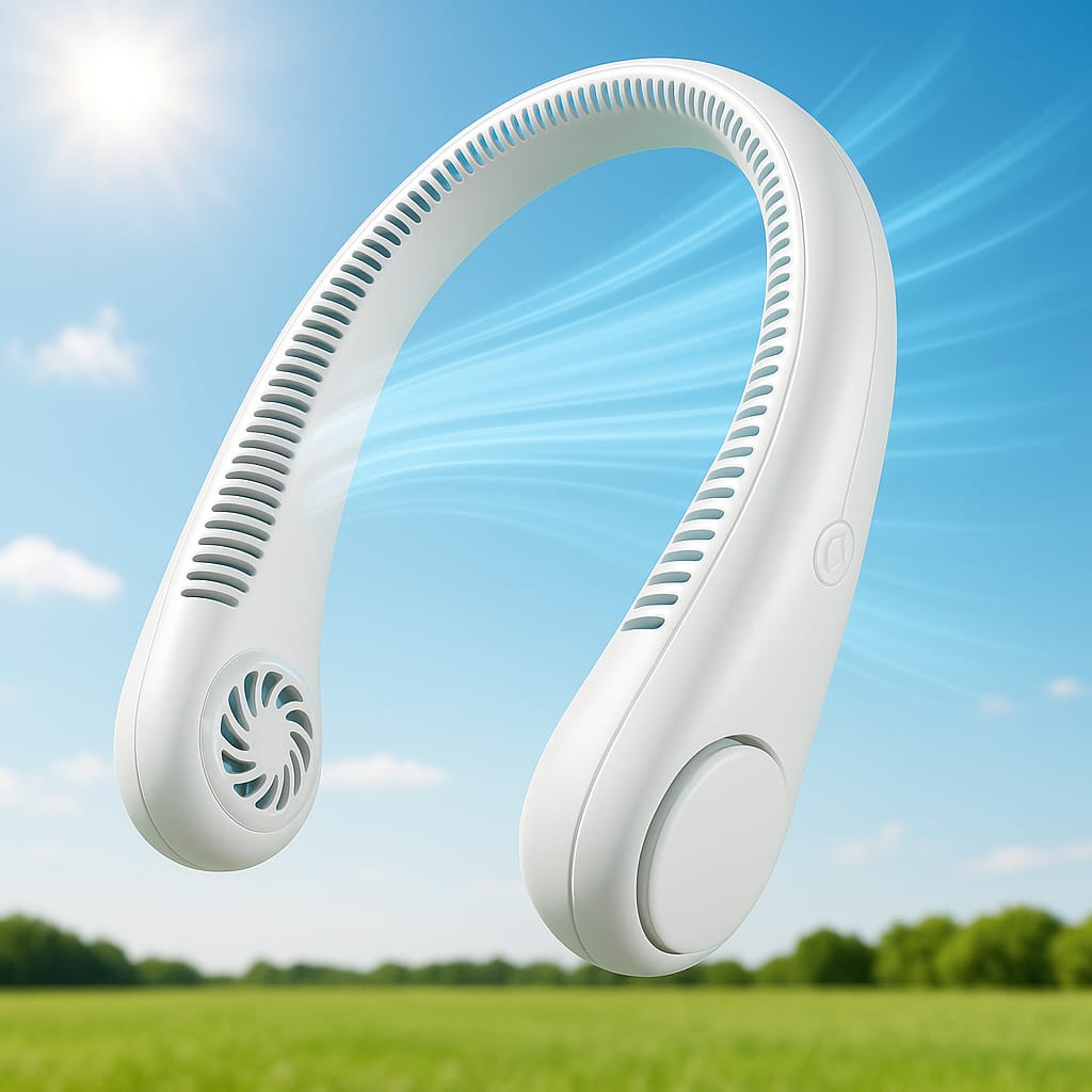Portable Bladeless Rechargeable Neck Fan