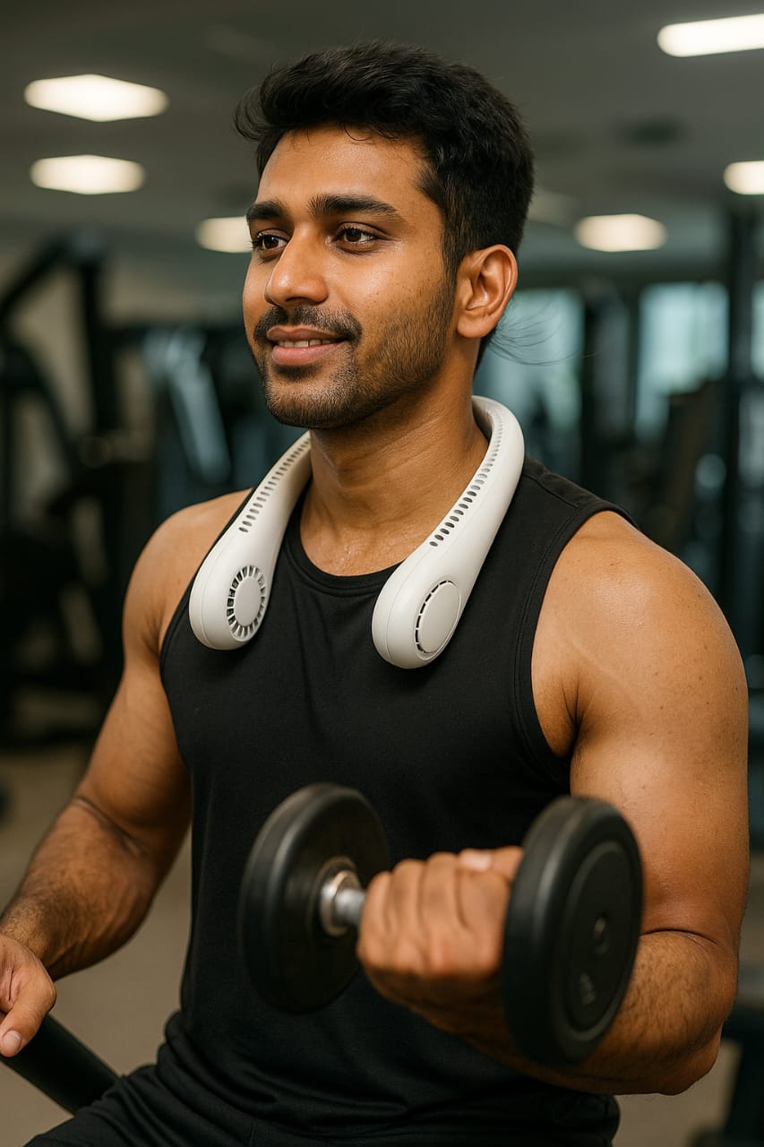 Portable Bladeless Rechargeable Neck Fan